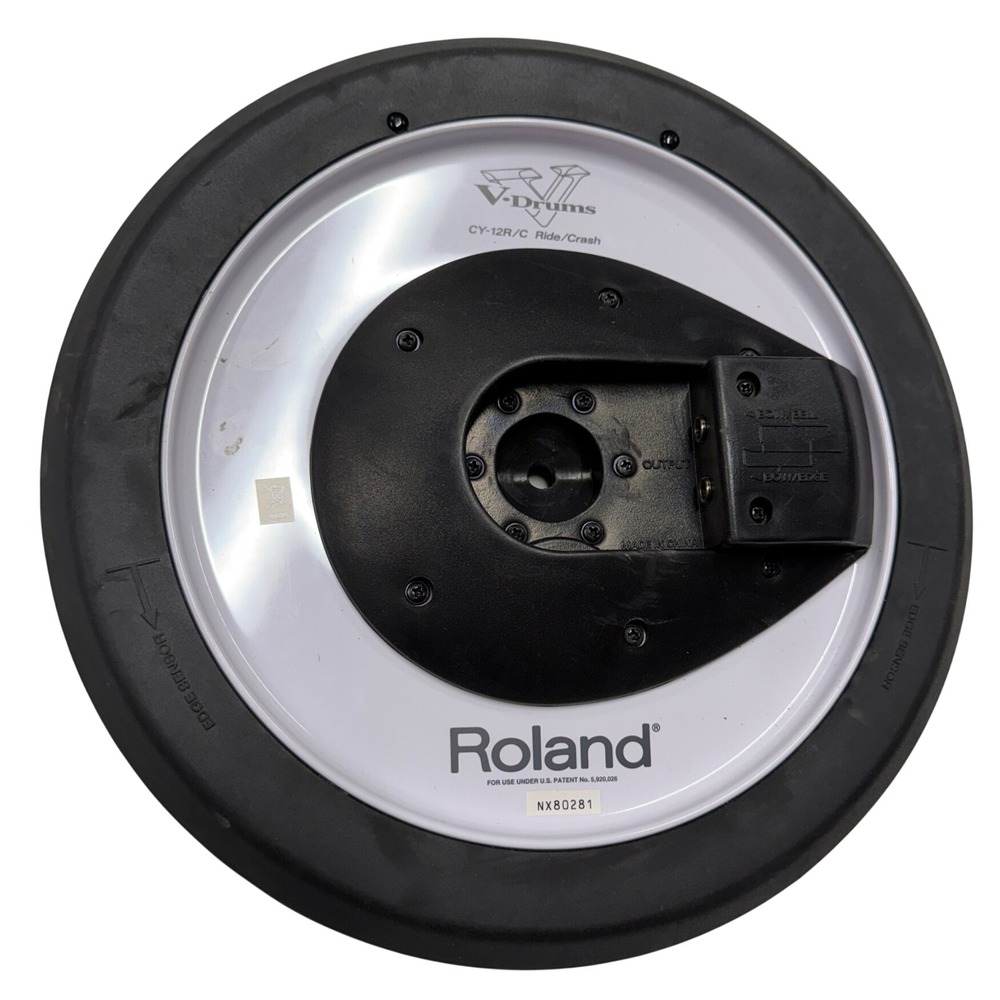 Roland V-Drums CY-12R/C 12-Inch Ride/Crash Electronic Cymbal Pad NX80281